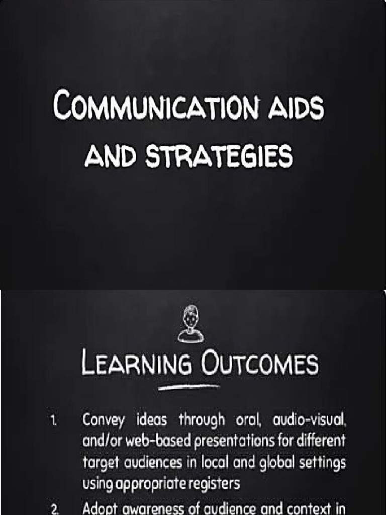 Communication Aids and Strategies PDF