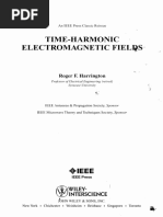 Time-harmonic Electromagnetic Fields (IEEE Press,) (491s) Harrington R.F. (高清版)