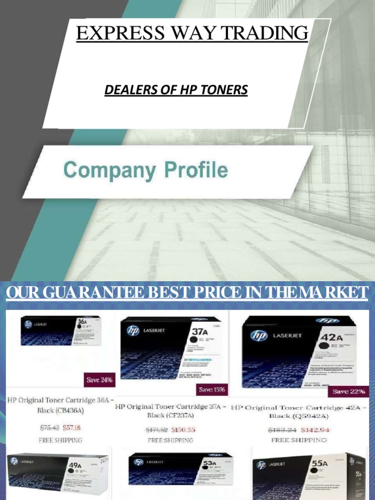 HP Toner Deals at Express Way Trading | PDF | Business Process