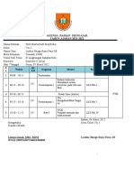 Agenda Kelas V 21-25