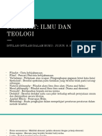 Filsafat Ilmu Dan Teologi - Istilah (Jujun S. Suriasumantri), John Elim - 10122011