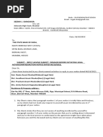 Avdhut Legal Notice To Bank