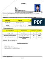 Resume Format - Proanb