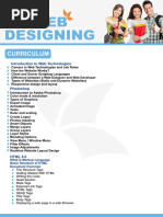 New Web Designing Course Syllabus | PDF | Cascading Style Sheets | Websites