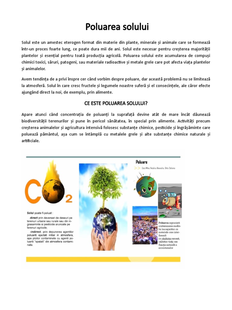 Poluarea Solului | PDF