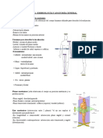 Bloque 1 - Embriología y Anatomía General