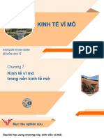 MACRO - CH7 - KT VĨ MÔ TRONG NỀN KT MỞ. SV