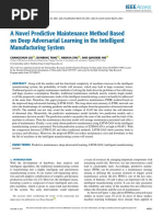 IEEE-A Novel Predictive Maintenance Method Based On Deep Adversarial Learning in The Intelligent Manufacturing System