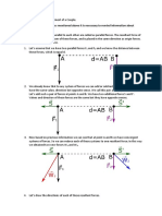 Parallel System of Forces - Moment of A Couple