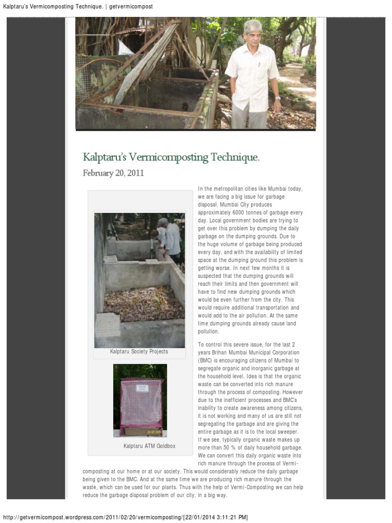 Kalptaru's Vermicomposting Guide | PDF | Compost | Agriculture