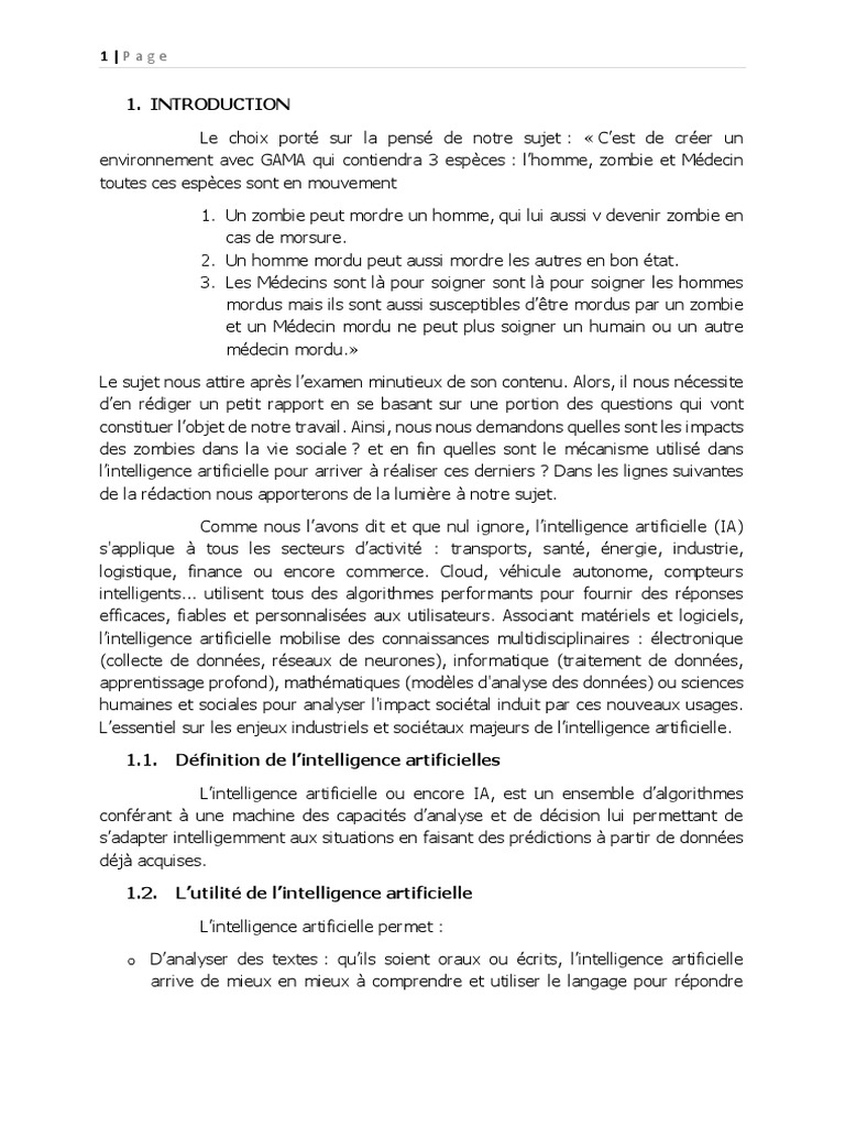 TP Ai-1 | PDF | Intelligence artificielle | Intelligence (IA) et sémantique