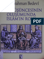 Abdurrhaman Bedei - Batı Düşüncesinin Oluşumunda İslamın Rolu