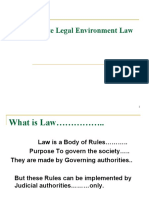 Corporate Legal Environment Law