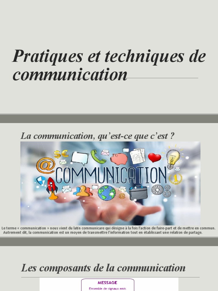 Techniques de communication efficaces | PDF | Sciences et mathématiques