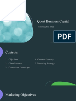 Quest Business Capital Current Marketing Activities