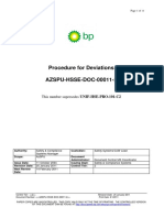 AzSPU SSOW Procedure For Deviations