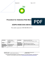 AzSPU SSOW Procedure For Asbestos Risk Management