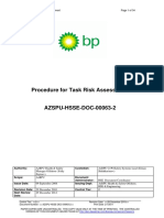 AzSPU SSOW Procedure For Task Risk Assessment