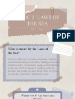 Topic 2 - Laws of The Sea