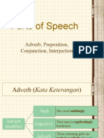 Parts of Speech - Adverb, Preposition, Conjunction