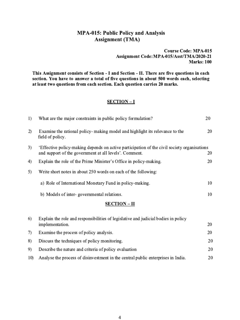 MPA 015 ASSIGNMENT Jucr8a | PDF | Civil Society | Democracy