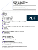 Class X Literature in English Semestr I (Part II) Solved