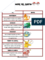 Plantillas Roles Equipo Pokemon 5 Miembros