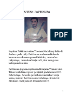 Pattimura perjuangkan kemerdekaan Maluku