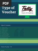 Type of Vouchers