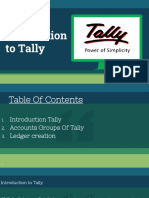 Introduction to Tally ERP Accounting Software - 38 Characters