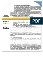 MODULE 4 - Factors in Constructing Evaluation Instrument