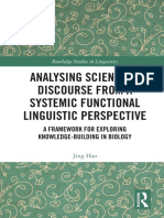Analysing Scientific Discourse From A Systemic Functional Linguistic Perspective - A Framework For Exploring Knowledge-Building in Biology-Routledge (2020)
