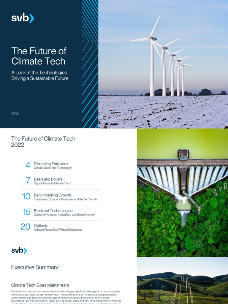SVB Future of Climate Tech Report 2022 | PDF | Climate Change ...