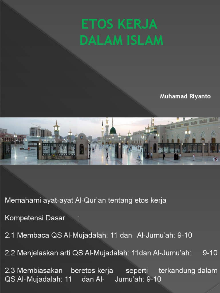 etos kerja karyawan sukses