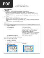 Grade 4 Physical Education Lesson Plan | PDF | Physical Exercise ...