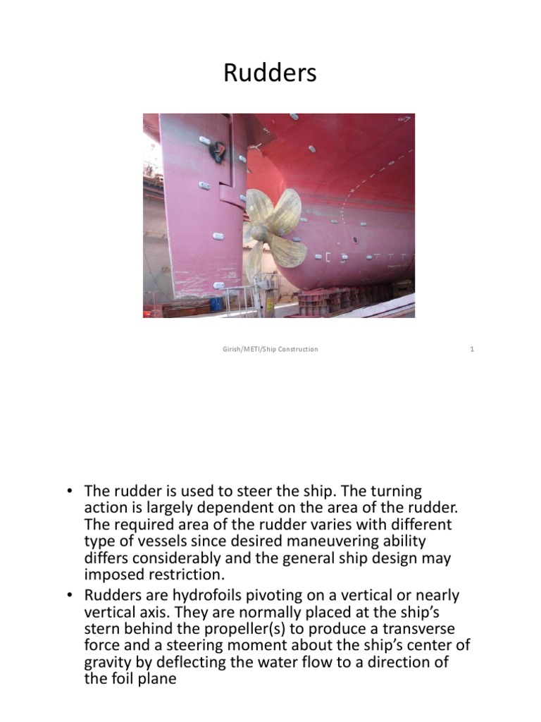 12 Rudders PDF Rudder Propeller