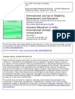 International Journal of Disability, Development and Education