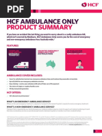 HCF Hospital Standard Silver Plus Overview | PDF | Surgery | Cancer