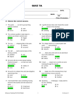 13 OnScreen C1 Quiz 7A