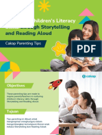 Nurturing literacy skills through storytelling and reading aloud