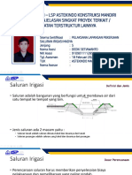 Pelaksana Lapangan Pekerjaan Saluran Irigasi Madya DDK