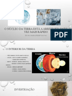 powerpoint núcleo da terra