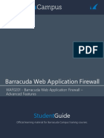 WAF0201 - Barracuda Web Application Firewall - Advanced Features - Student Guide