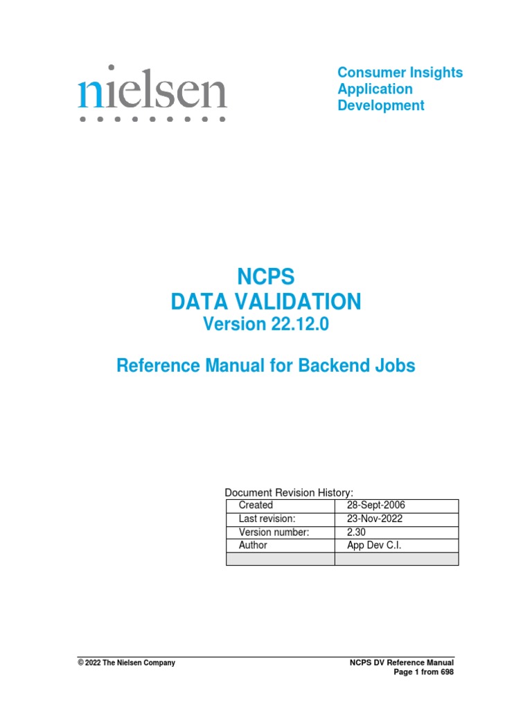 NCPS DV Reference Manual | PDF | Parameter (Computer Programming ...