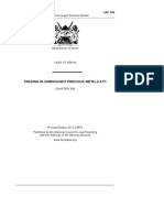 Trading in Unwrought Precious Metals Act 2 of 1933