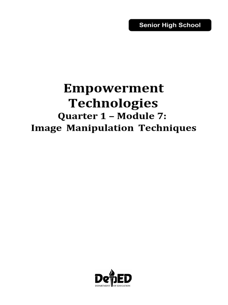 REPORT WEEK 7 Image Manipulation Techniques PDF Image Editing Imaging