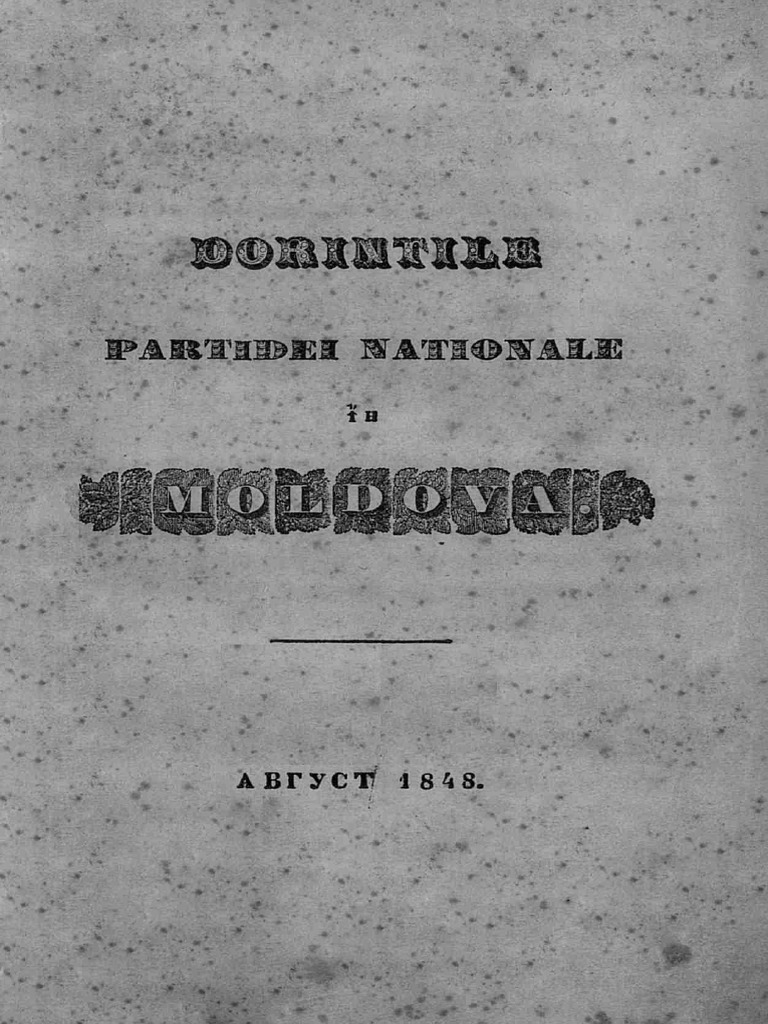 Dorintile Partidei Nationale in Moldova | PDF
