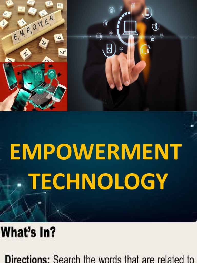 Introduction to Empowerment Technology | PDF