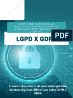 Principais diferenças LGPD x GDPR