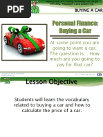 PF L11.1 The Cost of A Car